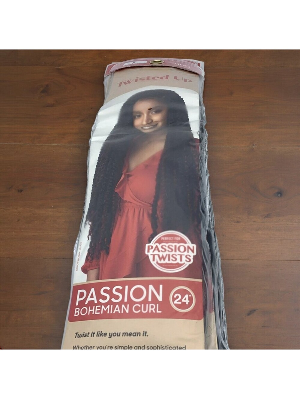 X-Pression Twisted Up Passion Bohemian Curl 24in Color 4 Hair 3 Pack NEW